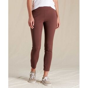 Toad&Co Rovwr Moto Crop Pant Deep Mahogany Size 8